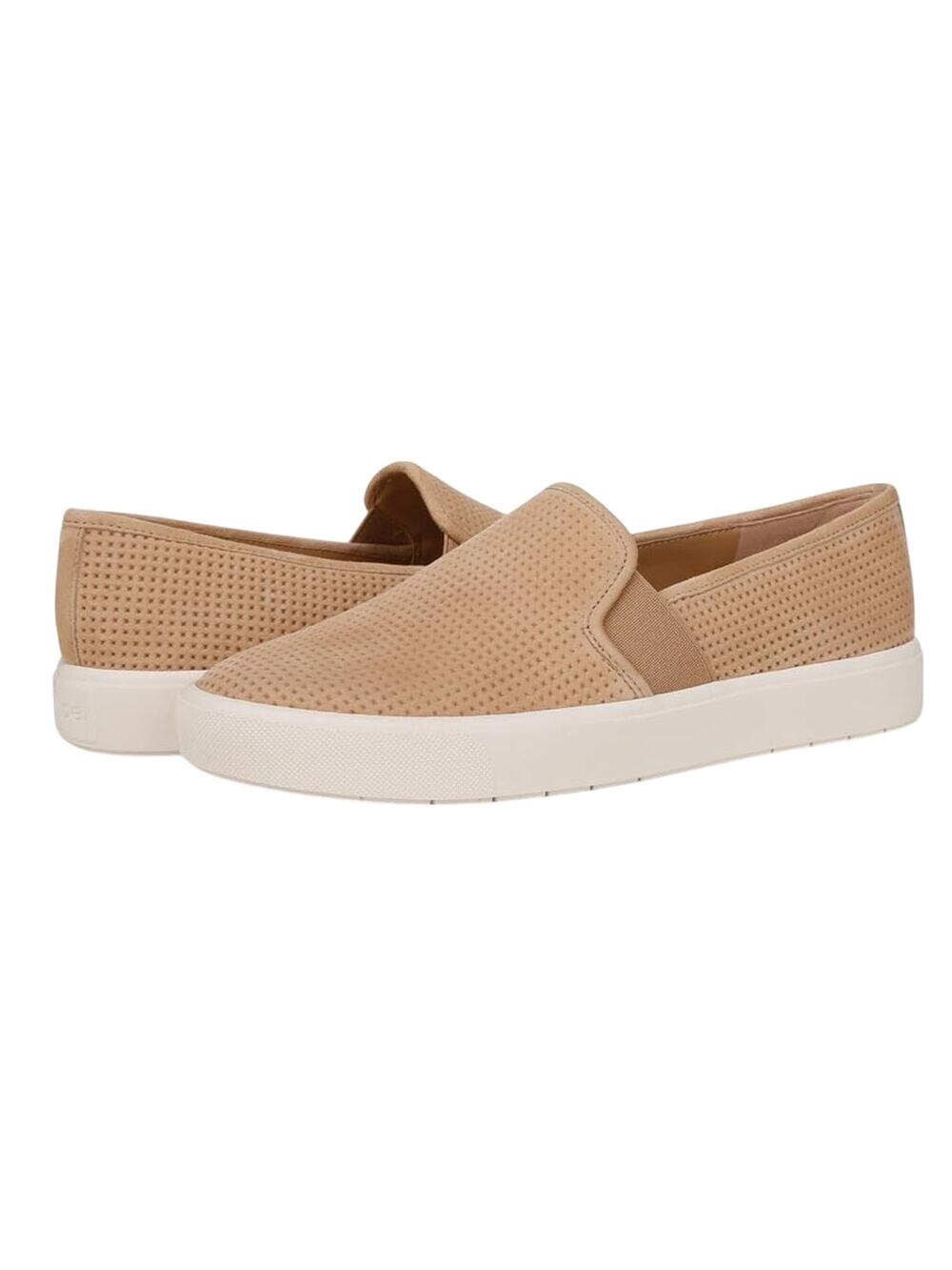 Vince Womens Blair Flats US 9 M EU 40 Tan Suede Slip on Casual Sneaker NIB